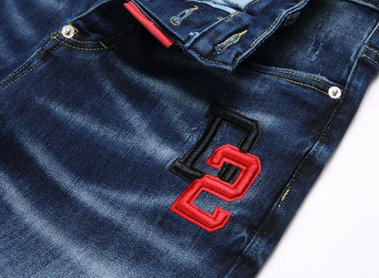 DSQ2 2026 New Men's Ink Splash Jeans
